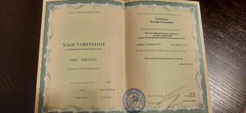 Сединкина удостоверение аутизм